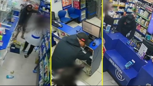 Farmacia de la Región Metropolitana ha sido asaltada en ocho oportunidades por el mismo sujeto