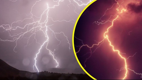 Hasta por cinco días consecutivos: Meteorología emite alerta y actualiza aviso de tormentas eléctricas para zonas de tres regiones