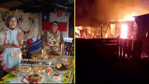 'Lo perdimos todo, pero Dios es grande': Familia de influencers 'Campito Silvestre' pierde su casa en voraz incendio en Ñuble
