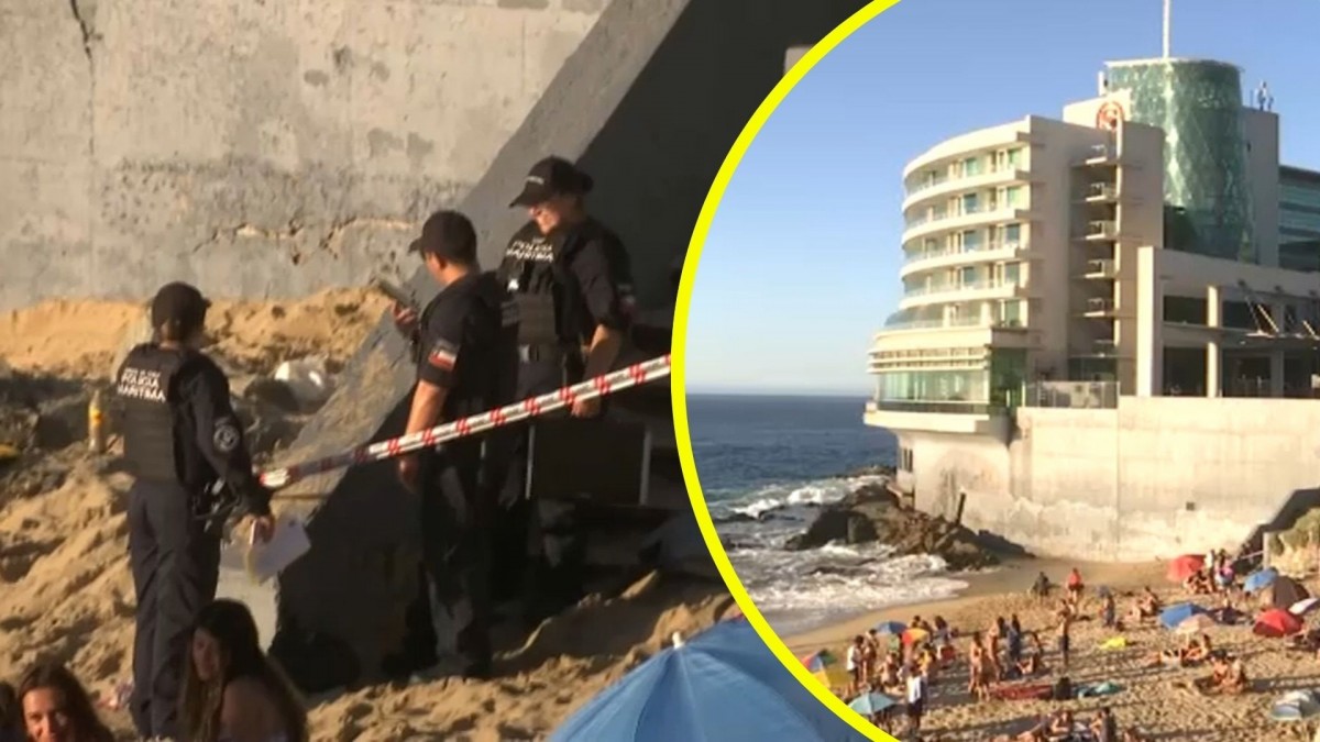 Hombre muere ahogado en la playa Caleta Abarca de Viña del Mar: Se había acercado a un sector de roqueríos