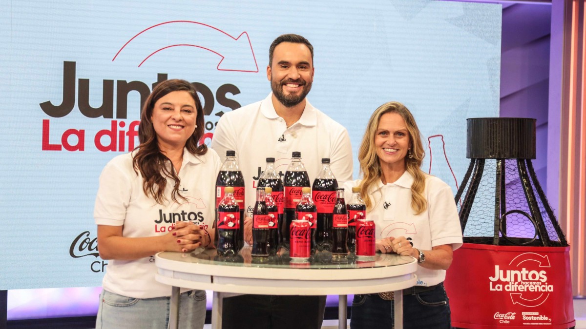 'Juntos hacemos la diferencia': Coca-Cola Chile y Megamedia Sostenible lanzan campaña para fortalecer la cultura del reciclaje