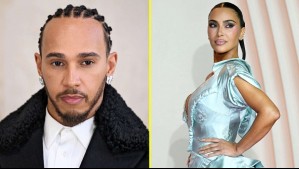 ¿Romance confirmado? Lewis Hamilton fue visto con Kim Kardashian en el Super Bowl 2026