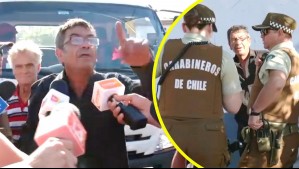 Estaba alegando por el retiro del auto en donde pernoctaba y fue detenido por tener una orden vigente