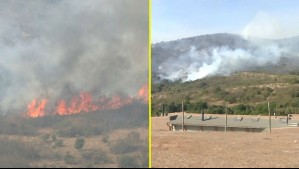 Senapred solicita evacuar sector de la región de Valparaíso por incendio forestal