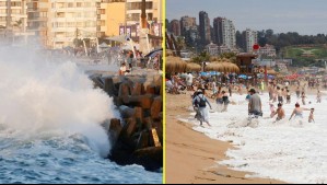 Alerta por marejadas y fuertes vientos en la región de Valparaíso: Llaman a extremar precauciones