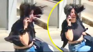 Fuertes ráfagas de viento sorprendieron a transeúntes en Valparaíso: Rachas alcanzaron los 77 km/h