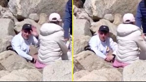 ¡No aprenden!: Ahora sorprenden a turistas españoles fumando en Torres del Paine