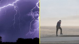 Meteorología emite alerta por tormentas eléctricas en varias regiones y aviso por viento de hasta 50 km/h en una zona