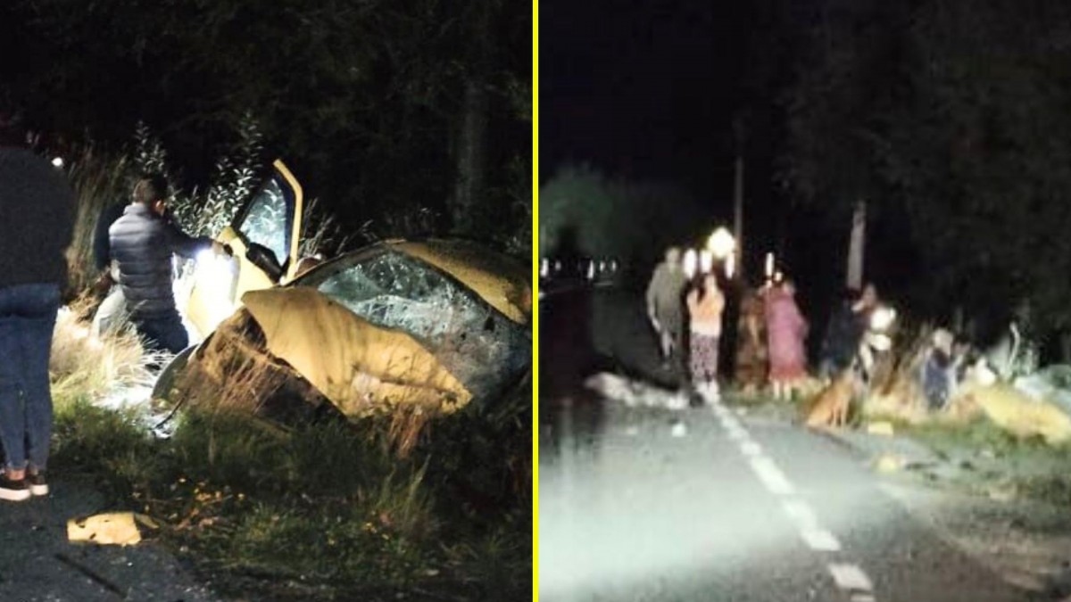 Colisión en región de Los Ríos deja cuatro muertos y seis heridos: Tercer vehículo atropelló a víctimas en la vía