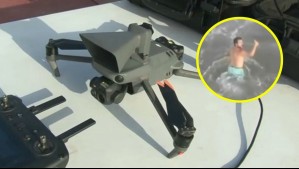 'Te estás bañanado en un lugar peligroso': Con drone retiran a bañistas imprudentes en La Serena