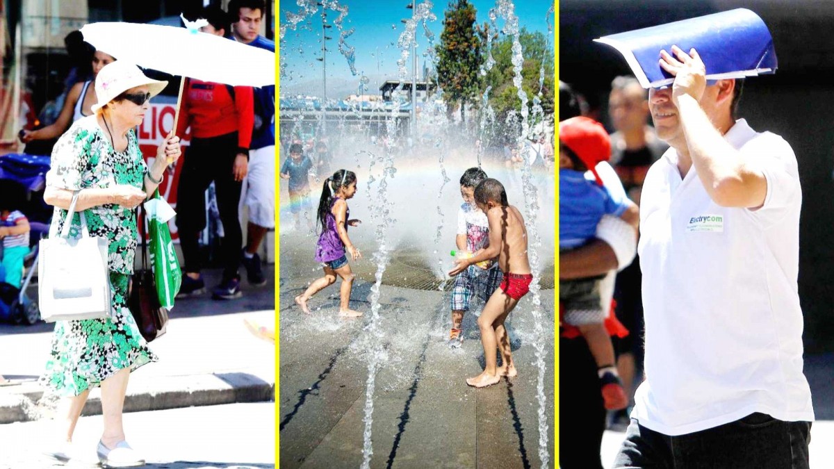 Hasta 36° en Santiago: Actualizan alerta por altas temperaturas en tres regiones de la zona centro del país