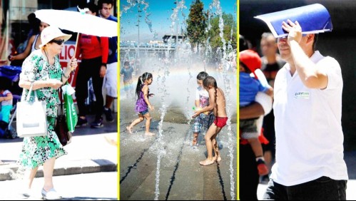 Hasta 36° en Santiago: Actualizan alerta por altas temperaturas en tres regiones de la zona centro del país