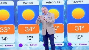 Calor extremo en Santiago: Jaime Leyton anuncia hasta 34°C para esta semana en la Región Metropolitana