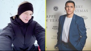 El romántico 14 de Febrero de Alexis Sánchez y su novia Alexandra Litvinova: Su hija recién nacida se robó las miradas