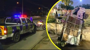 Fatal accidente en La Florida: Camión cae al canal San Carlos y deja un fallecido