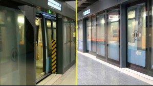 Así son las nuevas puertas que comenzaron a instalarse en la L1 del Metro: 'Es un sistema que va a dar mucha seguridad'