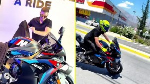 'Mi nueva baby': Nano Calderón presenta su nueva moto avaluada en 48 millones