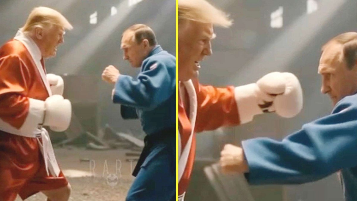 ¿Cómo sería una pelea entre Trump y Putín?: Empresa de IA creó impactante enfrentamiento entre líderes mundiales