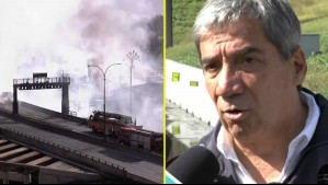 Durán detalla estrategia de bomberos para combatir incendio en Renca: Asegura que 'no hay riesgo de nuevas explosiones'