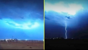Con rayos y relámpagos: Video muestra impactantes tormentas eléctricas en el Salar de Atacama