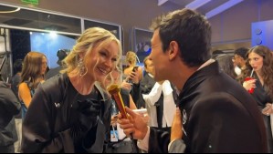 'Ayyy, no, te amo': La reacción de Marcela Vacarezza al coincidir con Chapu Puelles en el backstage de la Gala de Viña 2026