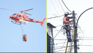 Cancelan Alerta Roja para Puente Alto por incendio forestal: Hay muchos clientes sin luz