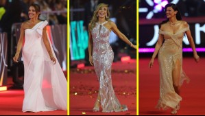 Destacaron rostros de Mega: José Antonio Neme y el panel de 'Con Gusto a Viña' eligieron a las mejores vestidas de la Gala