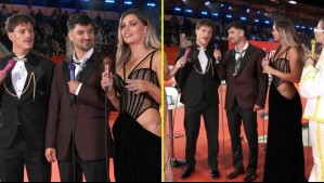 Faloon Larraguibel desfiló con Raimundo Cerda en la Gala de Viña: 'No puedo tener mejor hombre a mi lado'