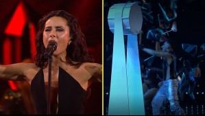 Cantando 'Si Somos Americanos': Así fue la presentación de Cami en la obertura de Viña 2026