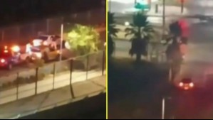 Un detenido tras persecución y balacera en Cerrillos: Todo terminó al chocar con el auto de un PDI que estaba de civil