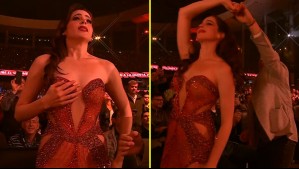 Bailó y se emocionó hasta las lágrimas: Fátima Bosch vivió emotivo momento con homenaje a México de Jesse & Joy en Viña 2026