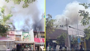 Incendio afecta a locales comerciales en pleno Barrio Meiggs