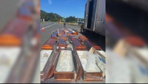 Encuentran ataúdes con marihuana en camión fiscalizado en Carretera Austral