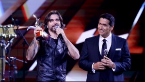 En una noche cargada de emociones: Juanes recibió su primera Gaviota de Oro en el Festival de Viña
