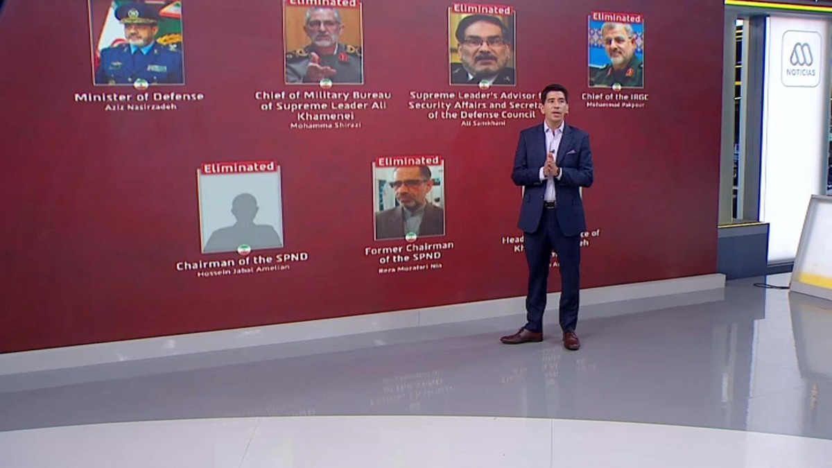 Un ministro, asesores y jefes de unidades: Israel publicó el listado de altos cargos iraníes que fueron abatidos