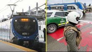 Peatón pierde la vida tras ser atropellado por Biotrén en ruta entre Coronel y Concepción