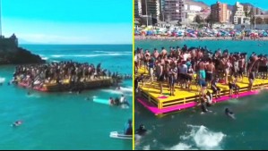 Reinstalan histórica balsa en Balneario Municipal de Antofagasta