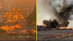 Por incendio en la Papelera: Llaman a evacuar un sector de la comuna de Puente Alto