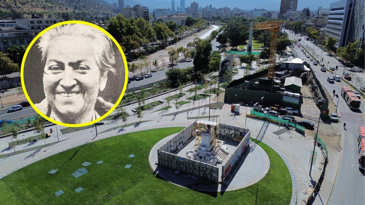 Así es el nuevo monumento a Gabriela Mistral en Plaza Baquedano: Ya está abierto al público
