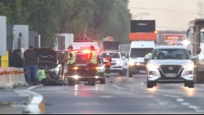 Cierre total de Ruta 5: Fatal atropello y colisión múltiple obligan corte de autopista desde La Cisterna al norte
