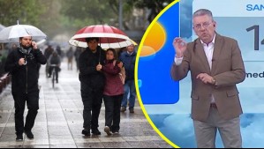 ¿Qué pasó con la lluvia? Jaime Leyton detalla la hora y los sectores de Santiago donde caerían 'algunas gotitas' este domingo