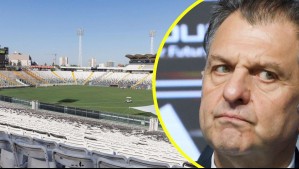 Con Colo Colo líder del torneo, Mosa vuelve a prometer un nuevo Estadio Monumental