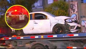 Motociclista muere tras ser chocado por un auto en Santiago: Acompañante está grave y conductor involucrado fue detenido