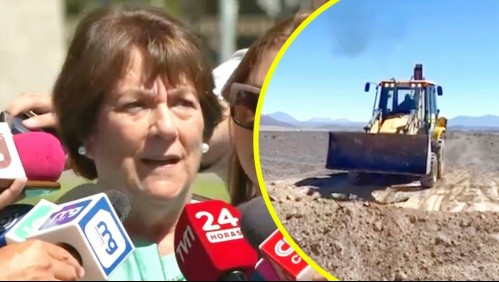 'No puede ser que cualquiera haga lo que le parezca': Ministra de Defensa cuestiona zanja creada en la frontera con Bolivia