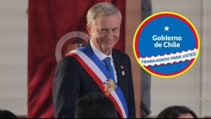 Frase 'Trabajando para usted' en el logo del Gobierno de Kast durará una semana