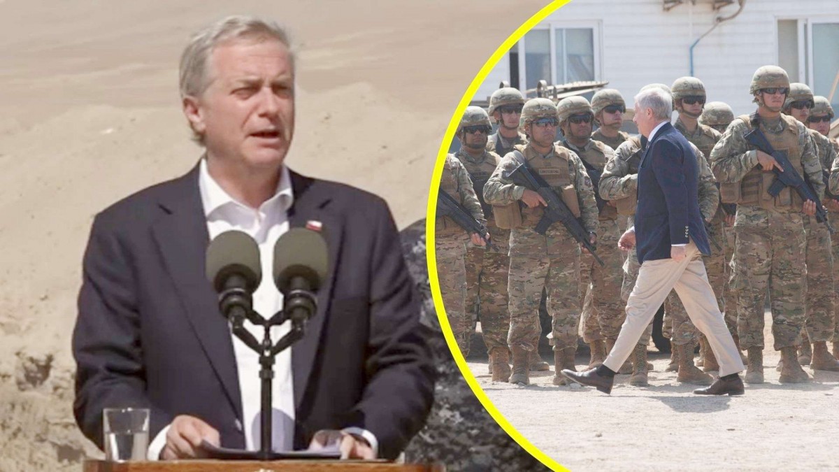 Kast monitorea trabajos en la frontera norte: 'Esto no es solo una zanja, es un sistema... van a haber puestos de observación'