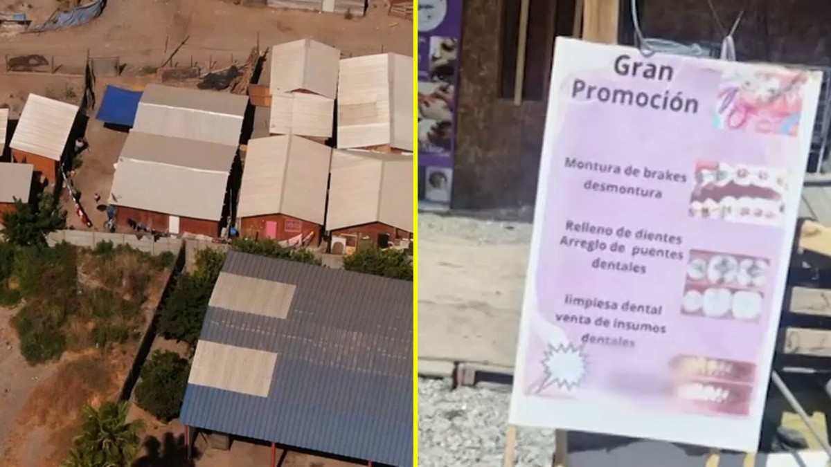 De toma a 'ciudad': Crece campamento en San Felipe con comercio, iglesias, spa, discotecas y casas de cambios