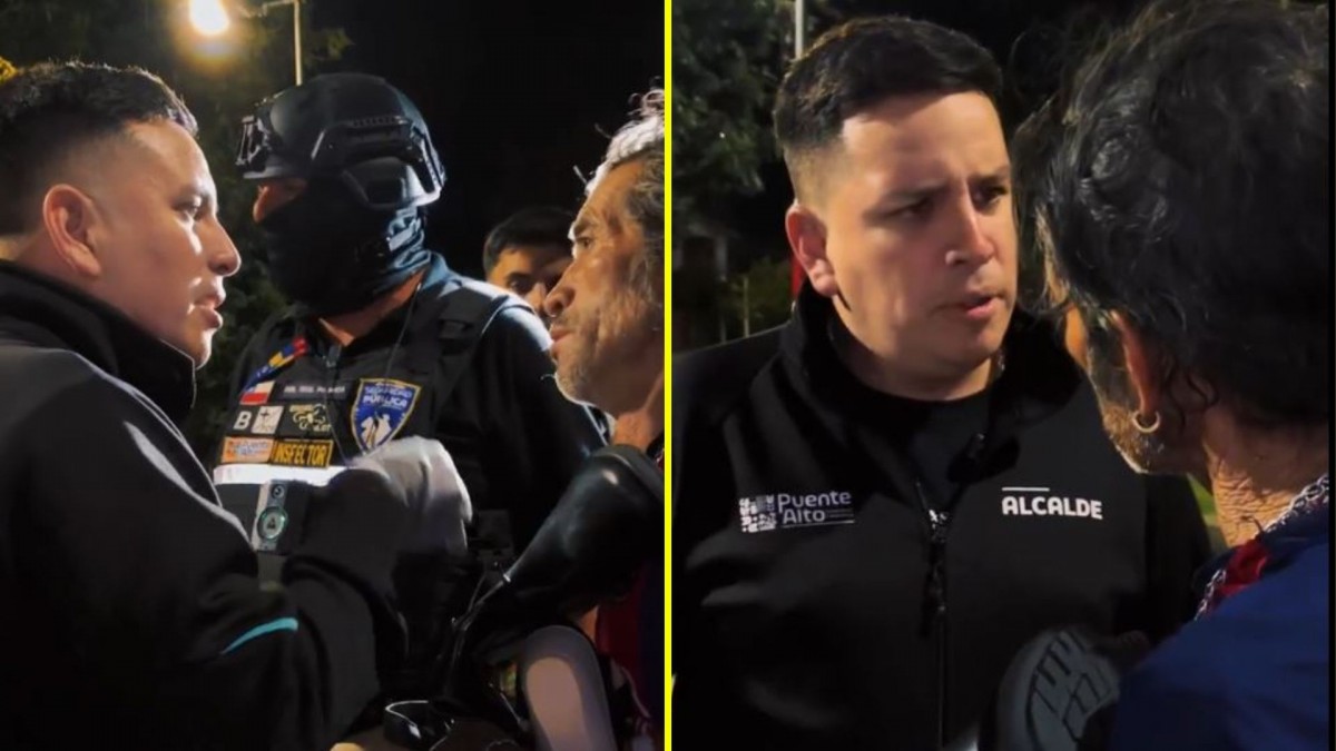 'Los niños de Puente Alto no van a crecer viendo cómo se drogan': El tenso cruce entre alcalde Toledo y habitante de ruco