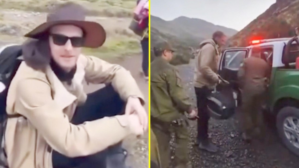 Todo quedó en video: Expulsan a turista polaco de Torres del Paine por fumar y agredir a funcionaria de Conaf