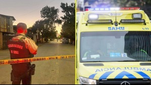 Llegaba del colegio: Estudiante de 17 años fallece tras recibir disparo en la cabeza en Cerro Navia